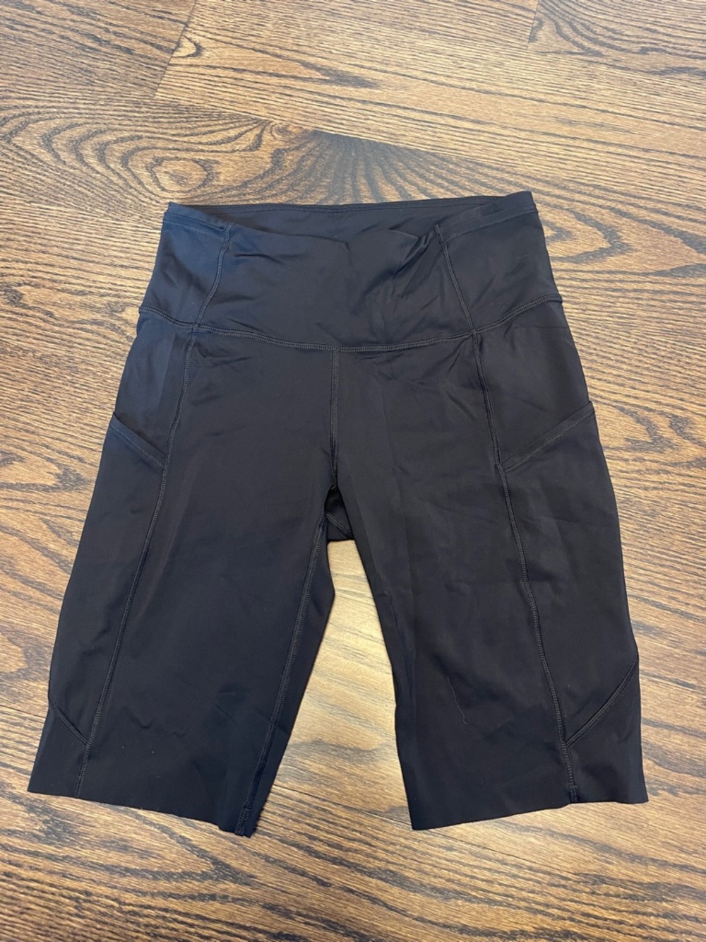 lululemon athletica Black High-Rise Bike Shorts